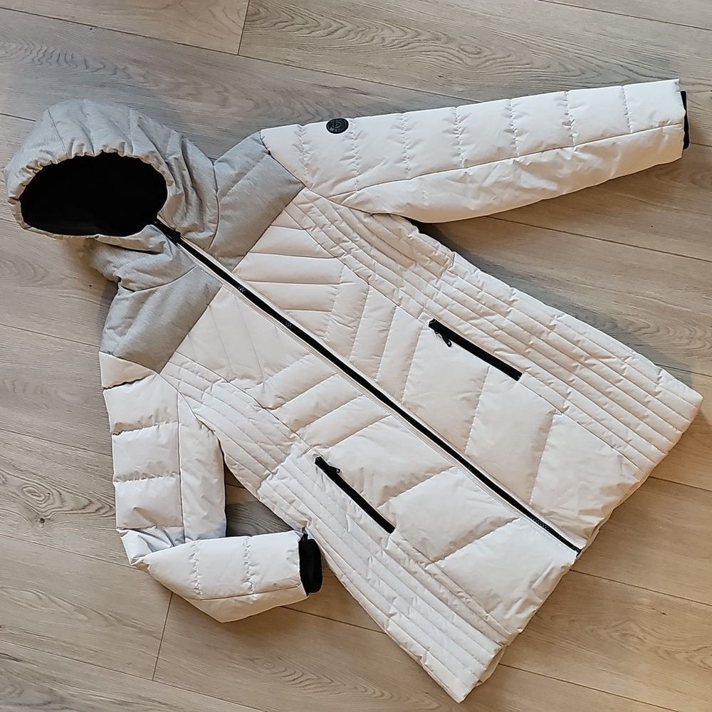Noize‎ Outerwear Thick Puffer Vegan Mid Length Parka, XL